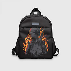 Детский рюкзак PUBG: Flame Soldier, цвет: 3D-принт