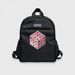 Детский рюкзак Black Pink Cube, цвет: 3D-принт