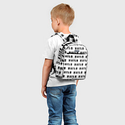 Детский рюкзак BTS: White Army, цвет: 3D-принт — фото 2