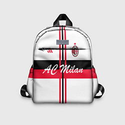 Детский рюкзак AC Milan: White Form, цвет: 3D-принт