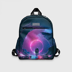 Детский рюкзак Любовь в космосе, цвет: 3D-принт