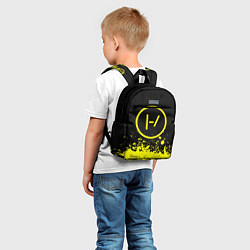 Детский рюкзак 21 Pilots: Yellow Paint, цвет: 3D-принт — фото 2
