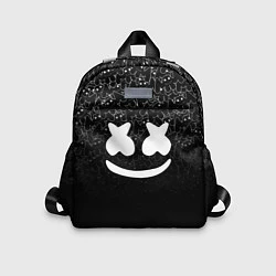 Детский рюкзак Marshmello Black, цвет: 3D-принт