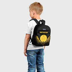 Детский рюкзак Twenty One Pilots: Yellow Moon, цвет: 3D-принт — фото 2