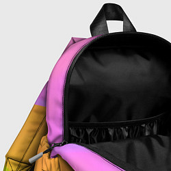 Детский рюкзак Billie Eilish: Pink Fashion, цвет: 3D-принт — фото 2