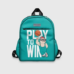 Детский рюкзак Play to win, цвет: 3D-принт