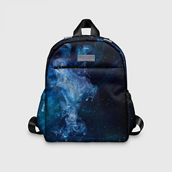 Детский рюкзак Синий космос, цвет: 3D-принт