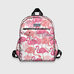 Детский рюкзак Рай фламинго, цвет: 3D-принт