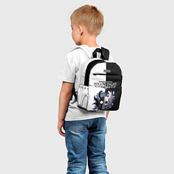 Детский рюкзак Hollow Knight Black & White, цвет: 3D-принт — фото 2