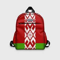 Детский рюкзак Беларусь флаг, цвет: 3D-принт