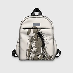 Детский рюкзак Наездница ковбойша, цвет: 3D-принт