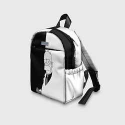 Детский рюкзак Гомер Симпсон - в смокинге - black and white, цвет: 3D-принт — фото 2