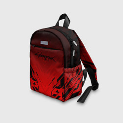 Детский рюкзак Cyberpunk 2077: Red Techno, цвет: 3D-принт — фото 2