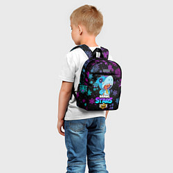 Детский рюкзак BRAWL STARS LEON НОВОГОДНИЙ, цвет: 3D-принт — фото 2