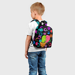 Детский рюкзак Влюбленные кактус и шарик, цвет: 3D-принт — фото 2