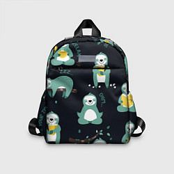 Детский рюкзак Ленивцы, цвет: 3D-принт