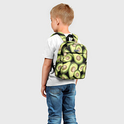 Детский рюкзак Avocado background, цвет: 3D-принт — фото 2