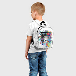 Детский рюкзак Лев, цвет: 3D-принт — фото 2