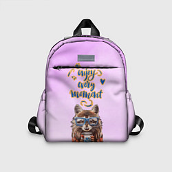 Детский рюкзак Енот, цвет: 3D-принт