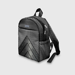 Детский рюкзак Броня металлическая, цвет: 3D-принт — фото 2