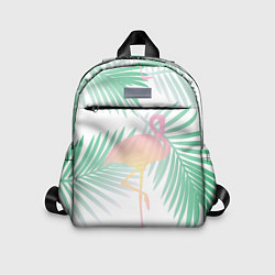Детский рюкзак Фламинго в джунглях, цвет: 3D-принт