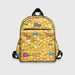 Детский рюкзак Смайлики Emoji, цвет: 3D-принт
