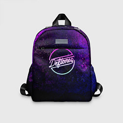 Детский рюкзак Deftones Neon logo, цвет: 3D-принт