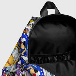 Детский рюкзак SONIC PATTERN, цвет: 3D-принт — фото 2