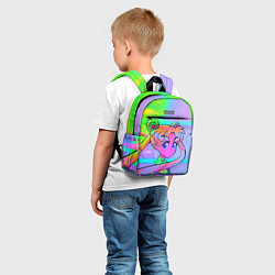 Детский рюкзак ЦВЕТНАЯ МУН, цвет: 3D-принт — фото 2