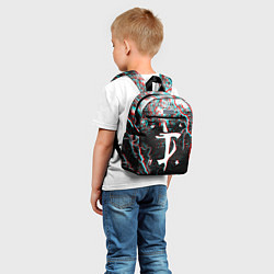 Детский рюкзак DOOM ETERNAL GLITCH, цвет: 3D-принт — фото 2