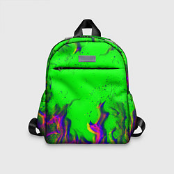 Детский рюкзак ОГОНЬ ГЛИТЧ, цвет: 3D-принт