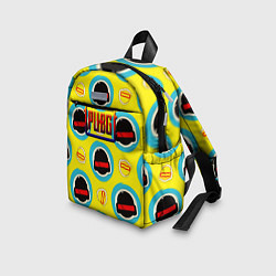 Детский рюкзак PUBG YELLOW, цвет: 3D-принт — фото 2