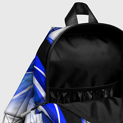 Детский рюкзак GEOMETRY STRIPES BLUE, цвет: 3D-принт — фото 2