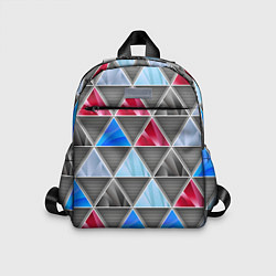 Детский рюкзак ТРЕУГОЛЬНИКИ, цвет: 3D-принт