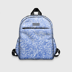 Детский рюкзак Волны на голубом фоне, цвет: 3D-принт