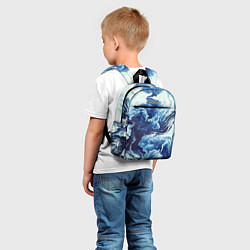 Детский рюкзак Абстракция смешивание разводы, цвет: 3D-принт — фото 2