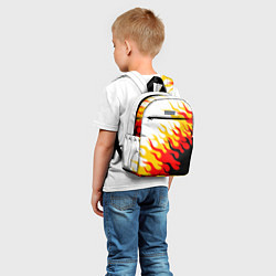 Детский рюкзак ОГОНЬ, цвет: 3D-принт — фото 2