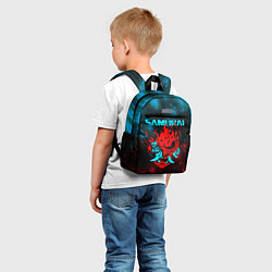 Детский рюкзак CYBERPUNK 2077 SAMURAI, цвет: 3D-принт — фото 2