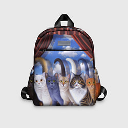 Детский рюкзак Коты, цвет: 3D-принт