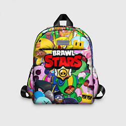 Детский рюкзак BRAWL STARS ВСЕ БРАВЛЕРЫ, цвет: 3D-принт
