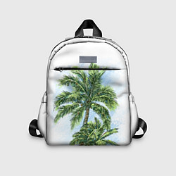 Детский рюкзак Пальмы над головой, цвет: 3D-принт