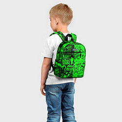 Детский рюкзак BILLIE EILISH БИЛЛИ АЙЛИШ, цвет: 3D-принт — фото 2