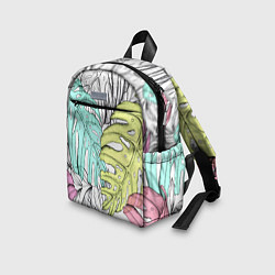 Детский рюкзак ТЕКСТУРА ТРОПИКИ, цвет: 3D-принт — фото 2