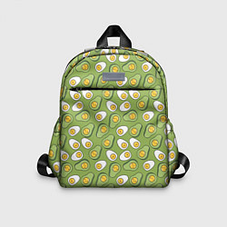 Детский рюкзак Avocado and Eggs, цвет: 3D-принт