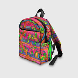 Детский рюкзак ИНОПЛАНЕТЯНЕ КИСЛОТА, цвет: 3D-принт — фото 2