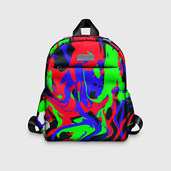 Детский рюкзак Абстрактные краски, цвет: 3D-принт