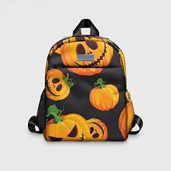 Детский рюкзак Весёлые тыквы, цвет: 3D-принт