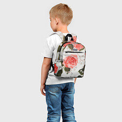 Детский рюкзак Нежные розы, цвет: 3D-принт — фото 2