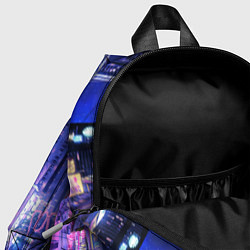 Детский рюкзак Cyberpunk city, цвет: 3D-принт — фото 2