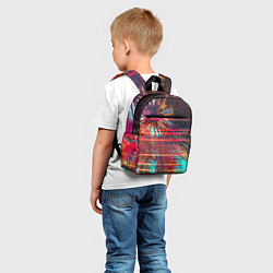 Детский рюкзак Palm glitch art, цвет: 3D-принт — фото 2